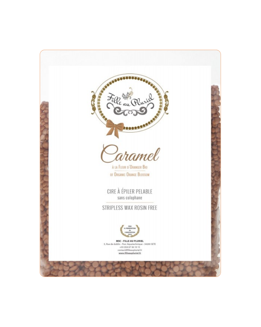 Cire à épiler sans bandes Caramel