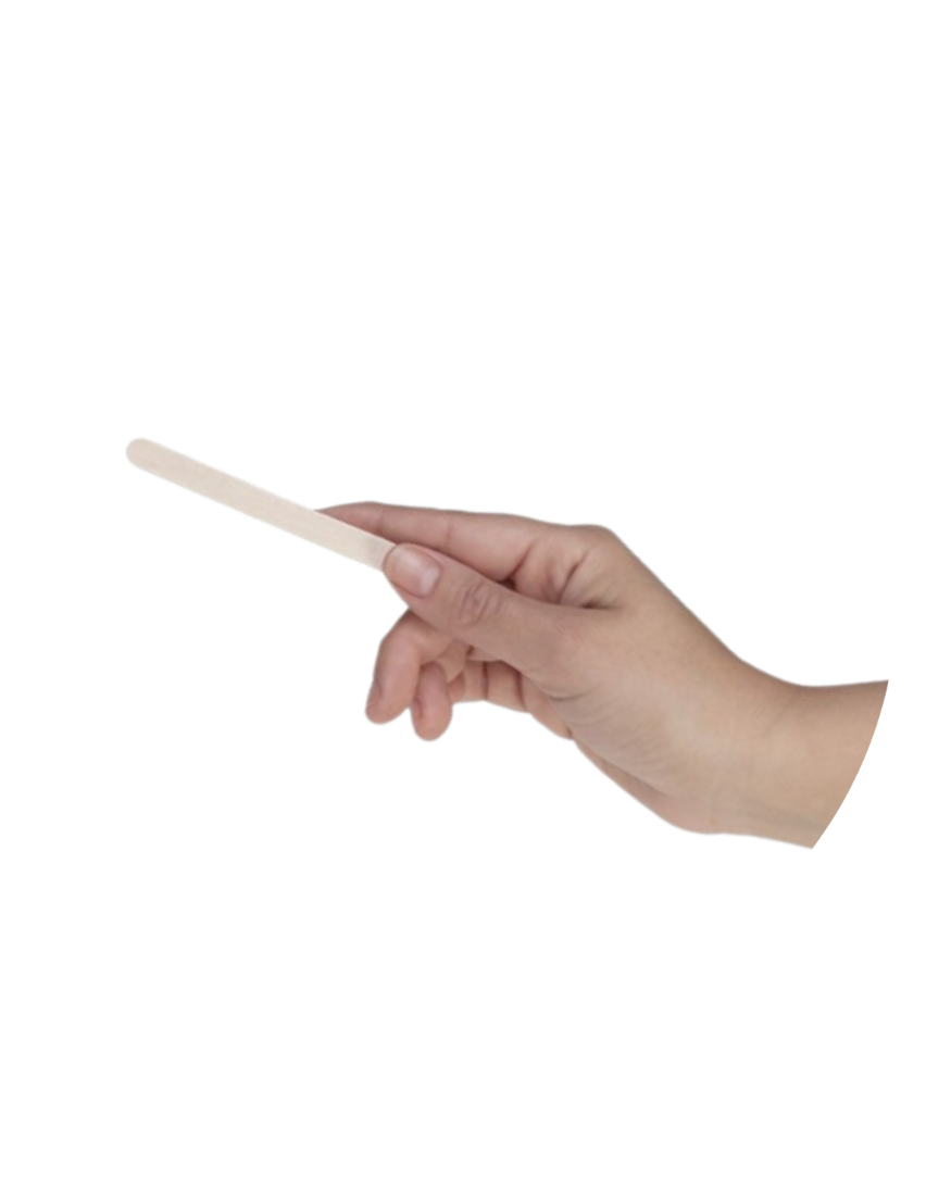 Spatules en bois jetable visage