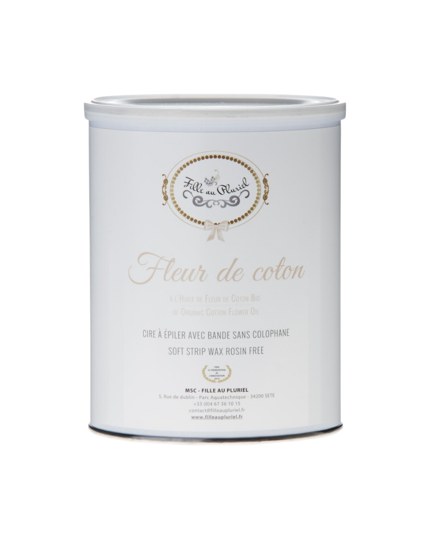 Cire à Épiler avec Bandes Fleur de Coton