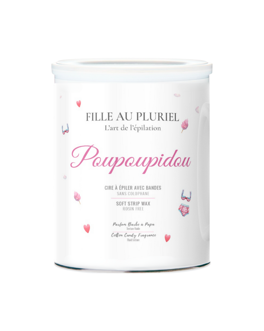 Cire à Épiler avec Bandes Poupoupidou
