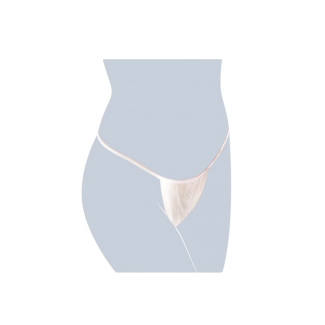 Strings femmes jetables (sachet de 50)