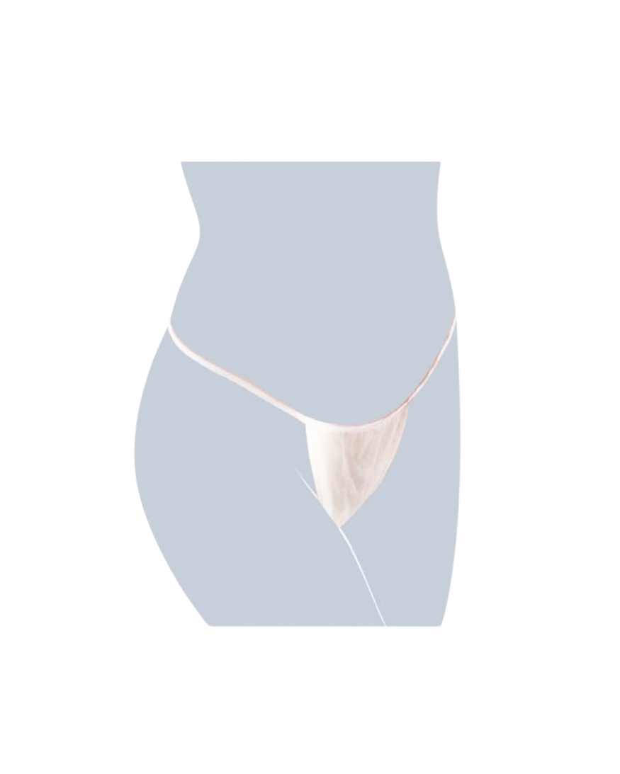 Strings femmes jetables (sachet de 50)