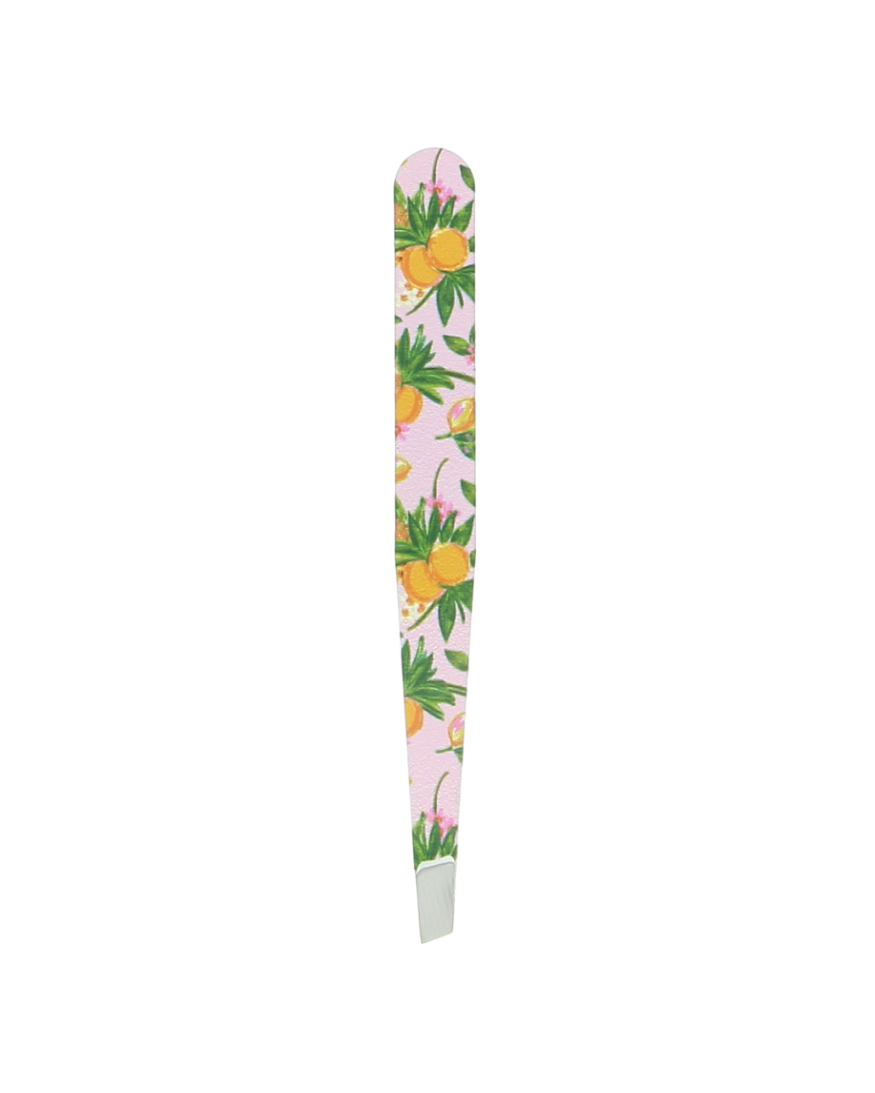 Pince à épiler orange jardin