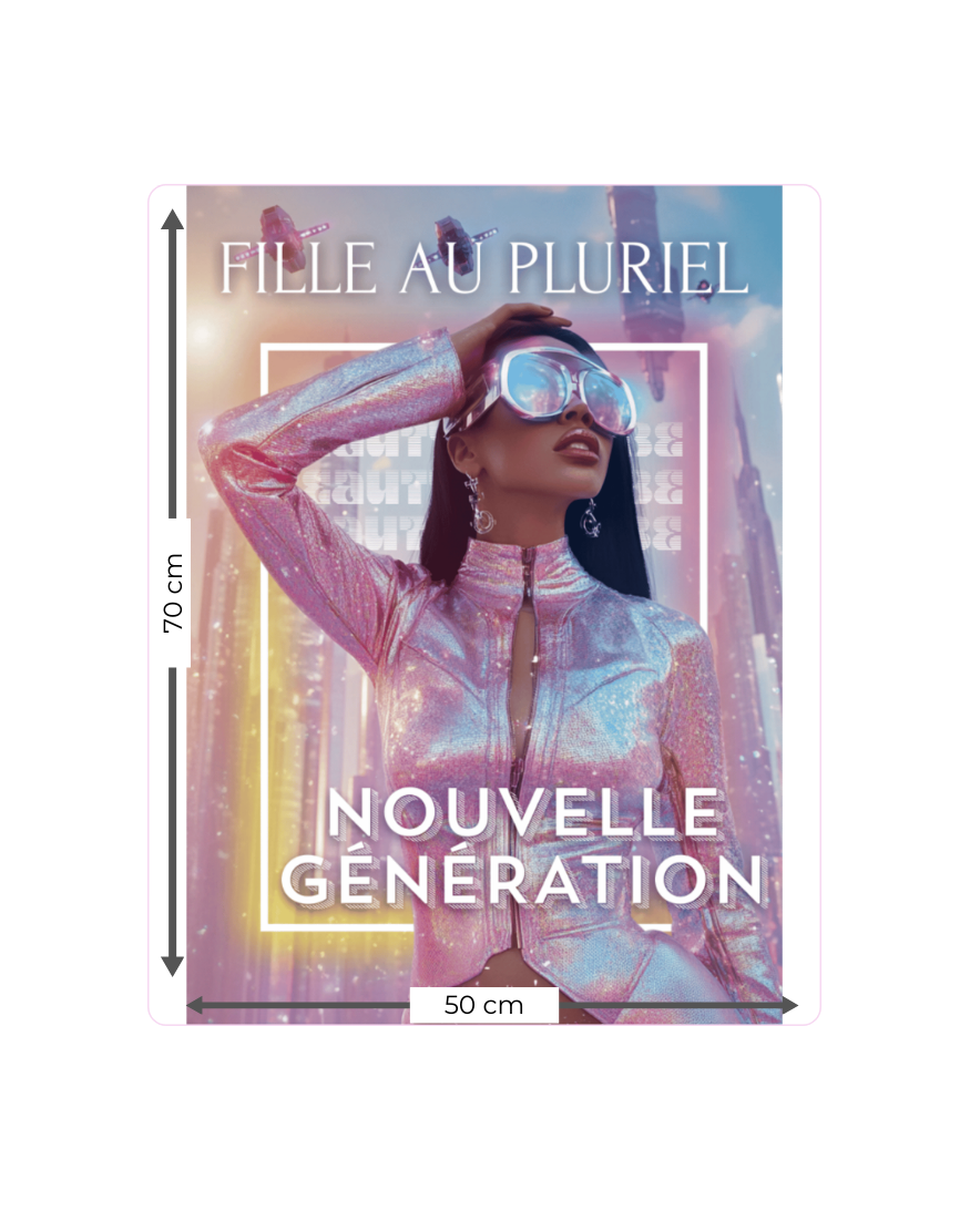 Affiche "Nouvelle Génération" - Fille au Pluriel