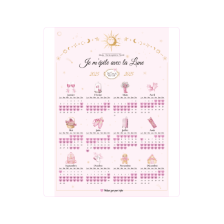 Affiche Calendrier de la Lune