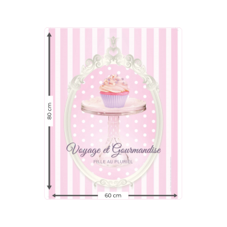 Affiche Voyage et Gourmandise