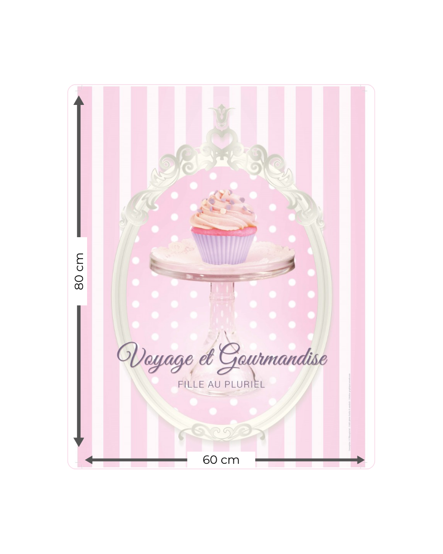 Affiche Voyage et Gourmandise