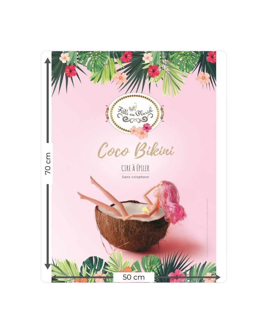 Affiche Coco Bikini