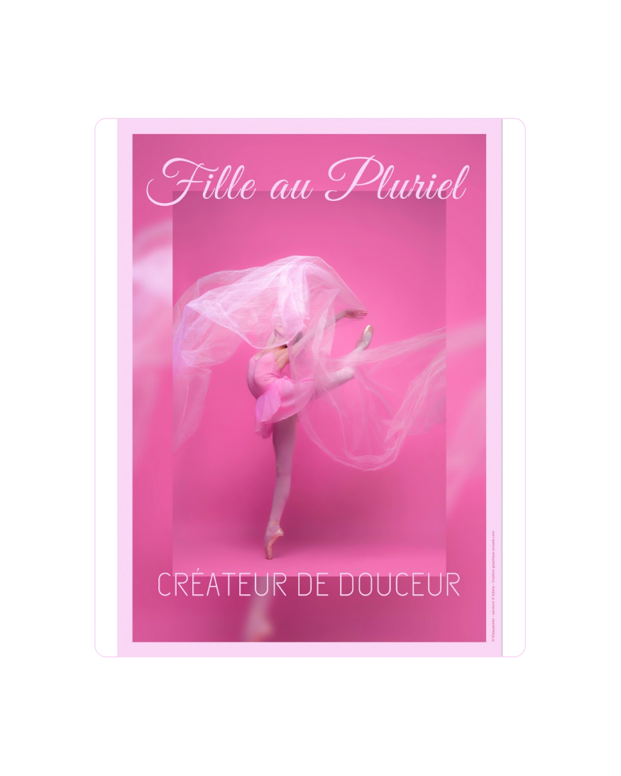 Affiche Danseuse Fille au Pluriel