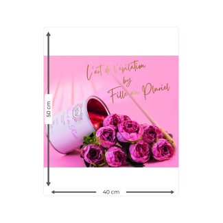 Affiche L'art de l'épilation