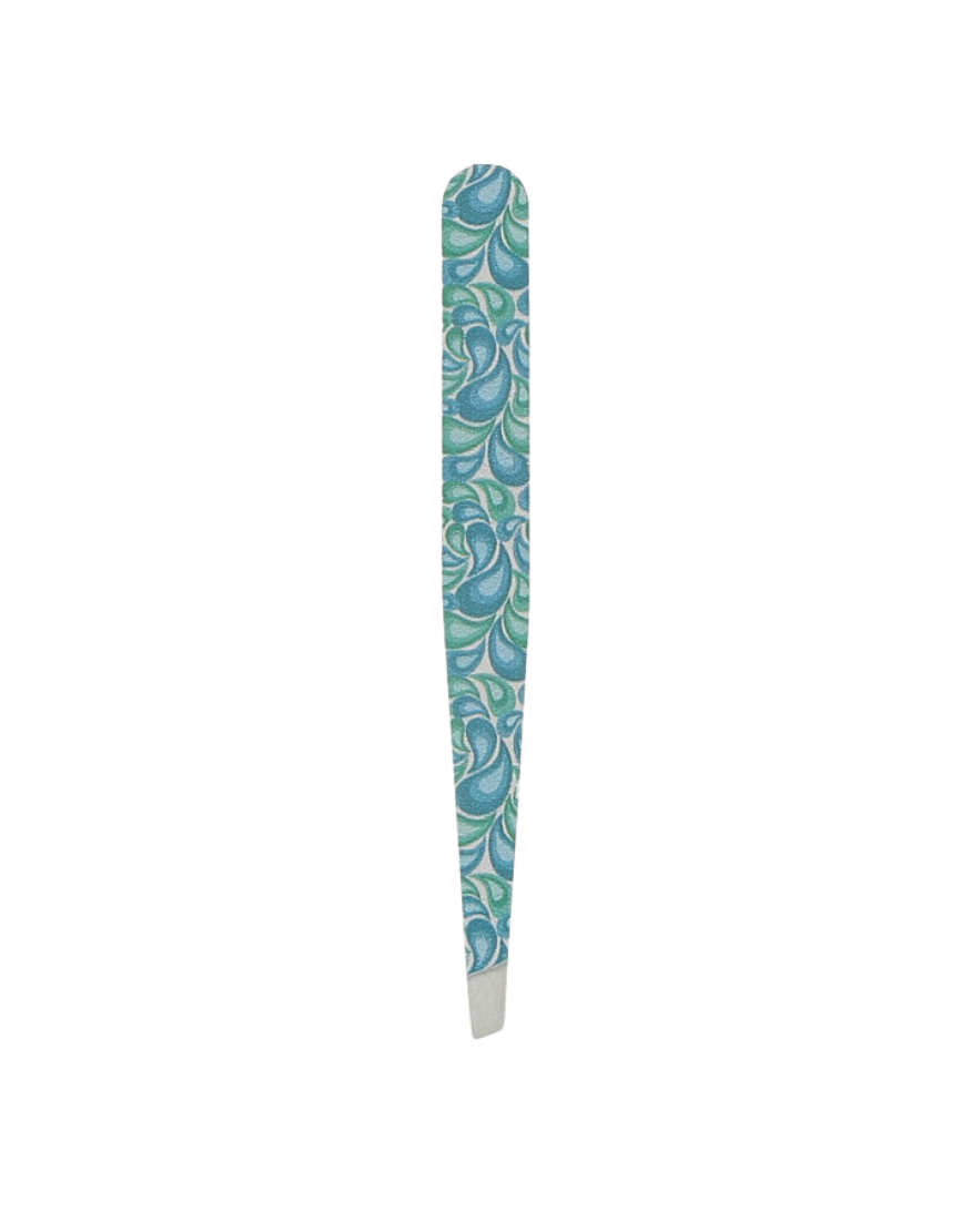 Pince à épiler groovy bleu