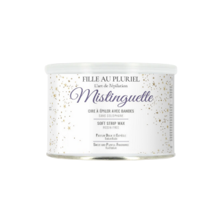Cire à Épiler avec Bandes Mistinguette pot de 400 gr