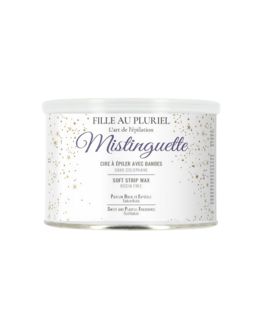 Cire à Épiler avec Bandes Mistinguette pot de 400 gr