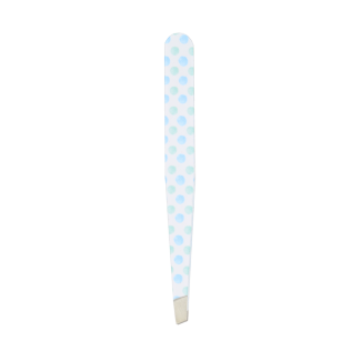 Pince à épiler pois bleu