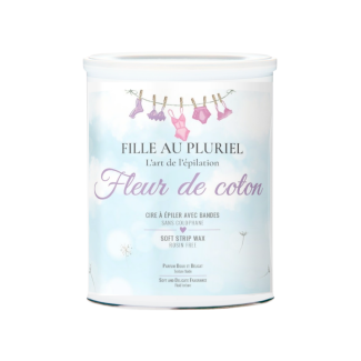 Cire à Épiler avec Bandes Fleur de Coton