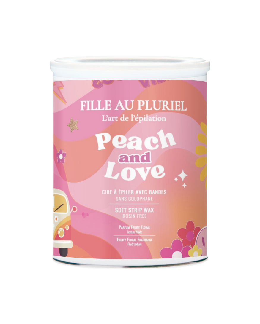 Cire à Épiler avec Bandes Peach and Love